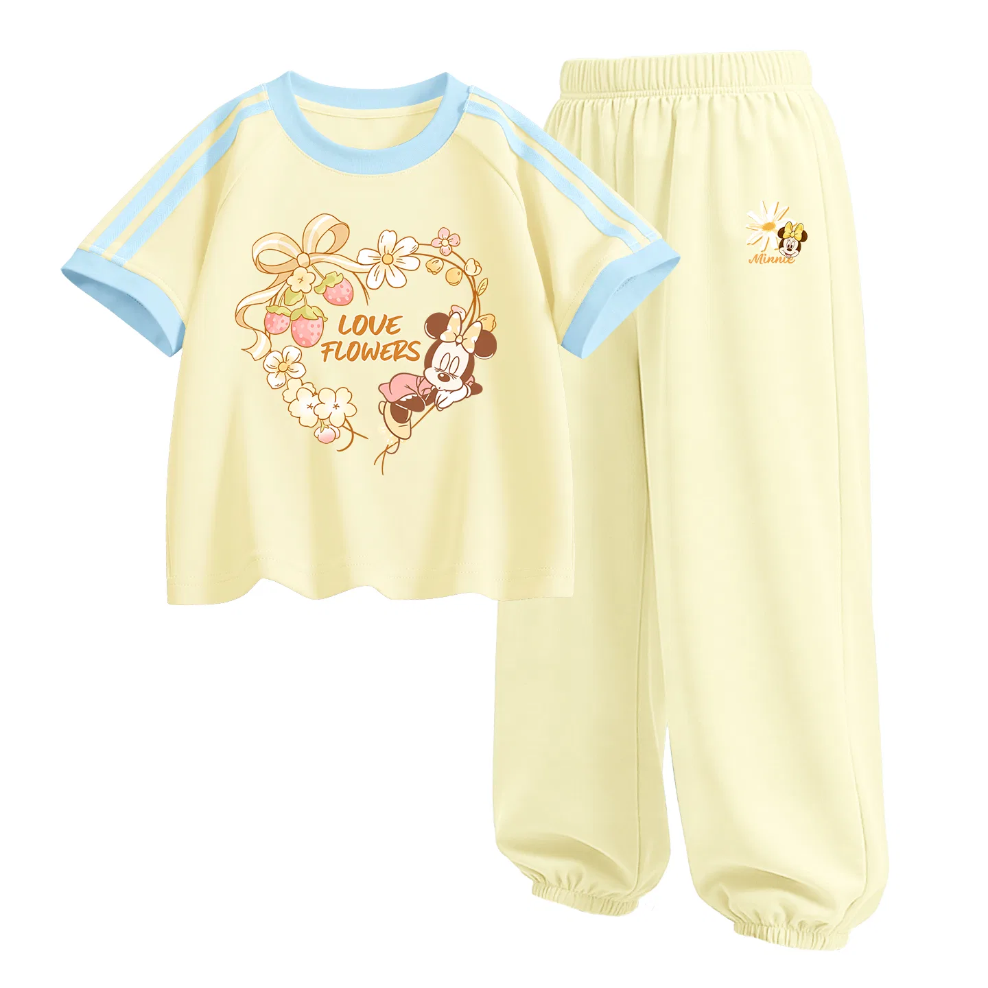 Детский спортивный костюм Casual Sportswear 2 Piece Set Disney, Di Sweetheart K Mousse Pink+Di Sweetheart K Soft Pink — фото 3