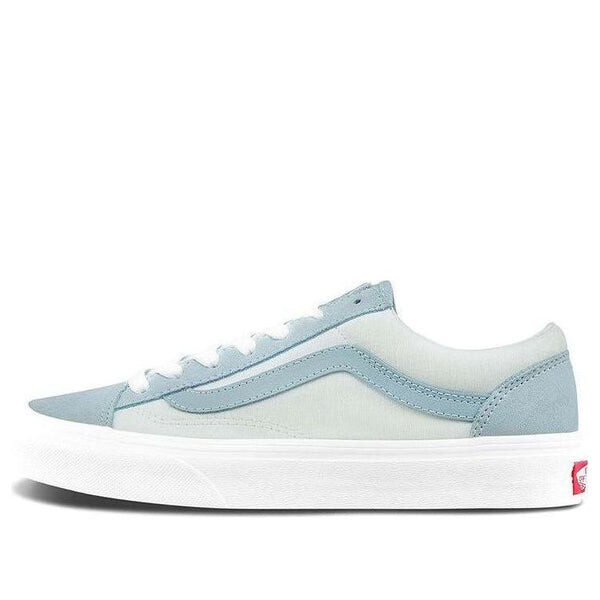 

Кроссовки style 36 splicing contrasting colors low tops casual skateboarding shoes blue Vans, синий