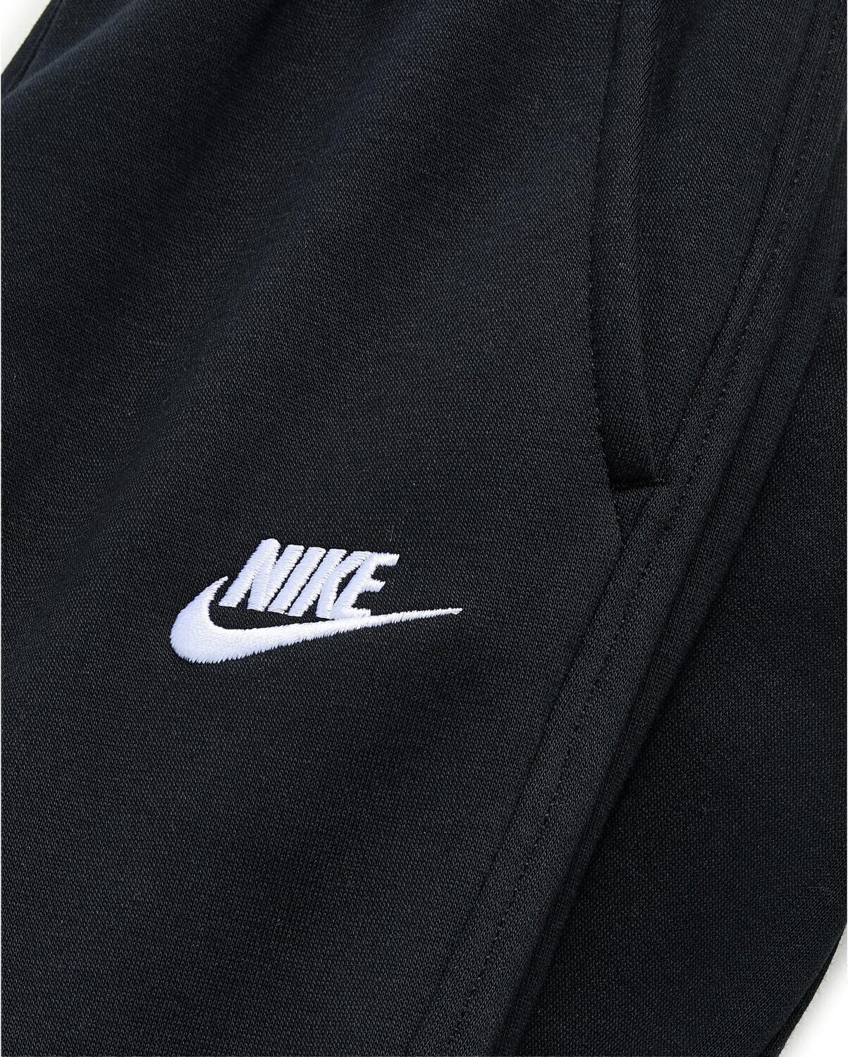 Спортивные флисовые брюки-джоггеры Club Nike Kids, Black/White — фото 3