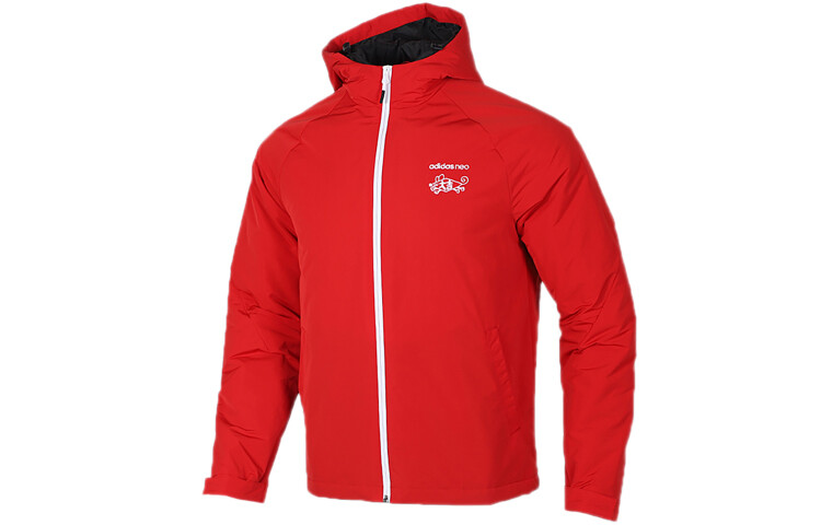 

Стеганая куртка мужская светло-алая Adidas Neo, цвет Light Scarlet