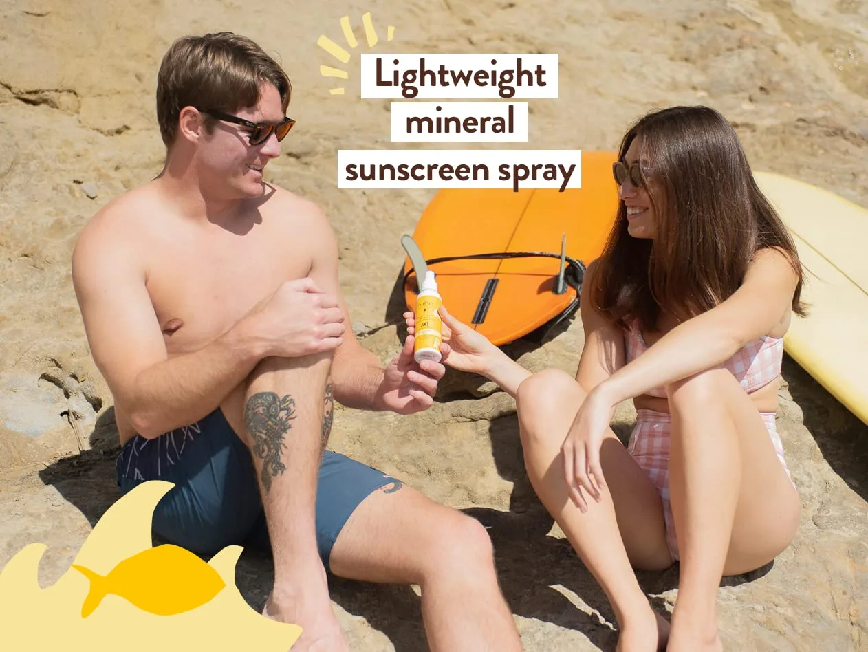 Babo Botanicals минеральный солнцезащитный спрей для плавания и спорта SPF 30 с натуральным оксидом цинка для лица и тела, для всех возрастов, дерматологически протестирован, cruelty-free, без отдушек, водостойкий, Yellow — фото 4