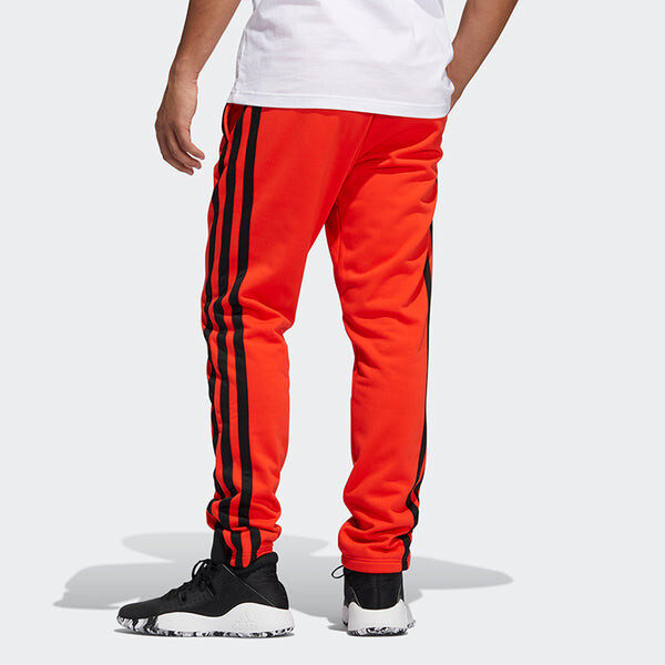 Брюки adidas Dame vis pant Stripe Sports Long Pants Red, красный — фото 4