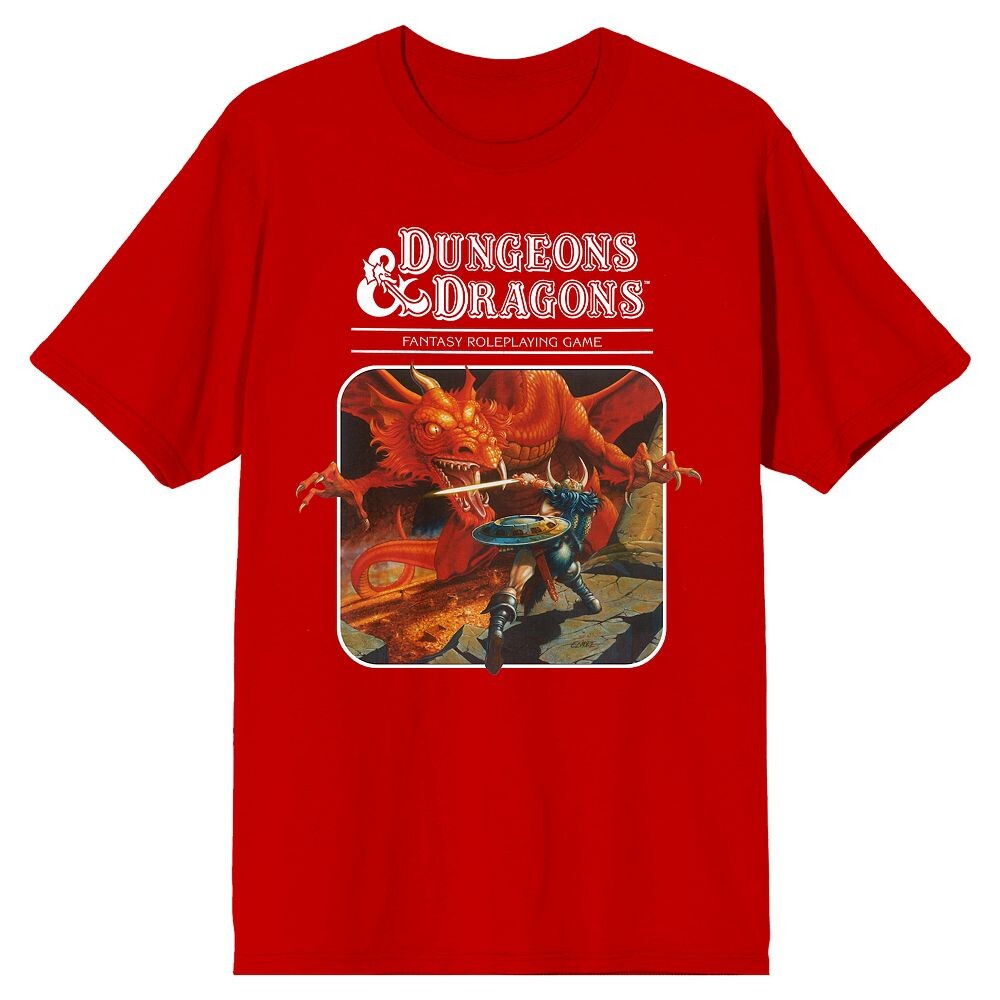

Мужская футболка Dungeons & Dragons Licensed Character, красный