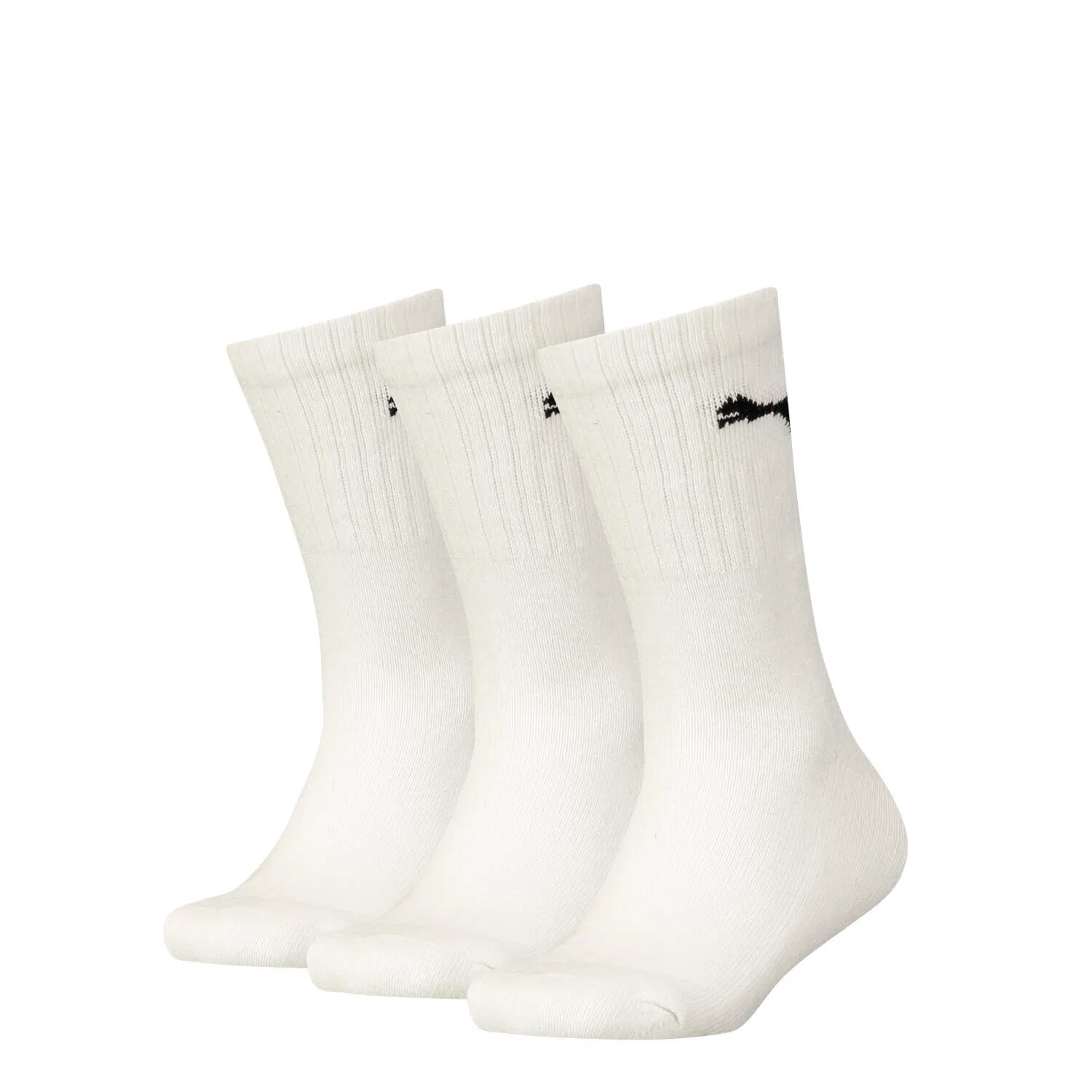 Детские носки с логотипом Puma Kids Crew Sock 3P Puma, Weiss
