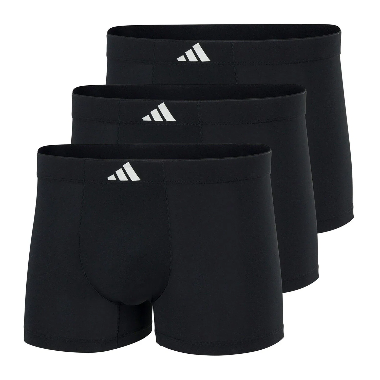 Мужские боксеры с принтом Stretch-Active Micro Tech Trunks 3P Adidas, Schwarz