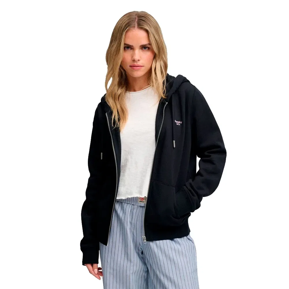Женский худи с эмблемой Signature Embroidered Superdry, Blue