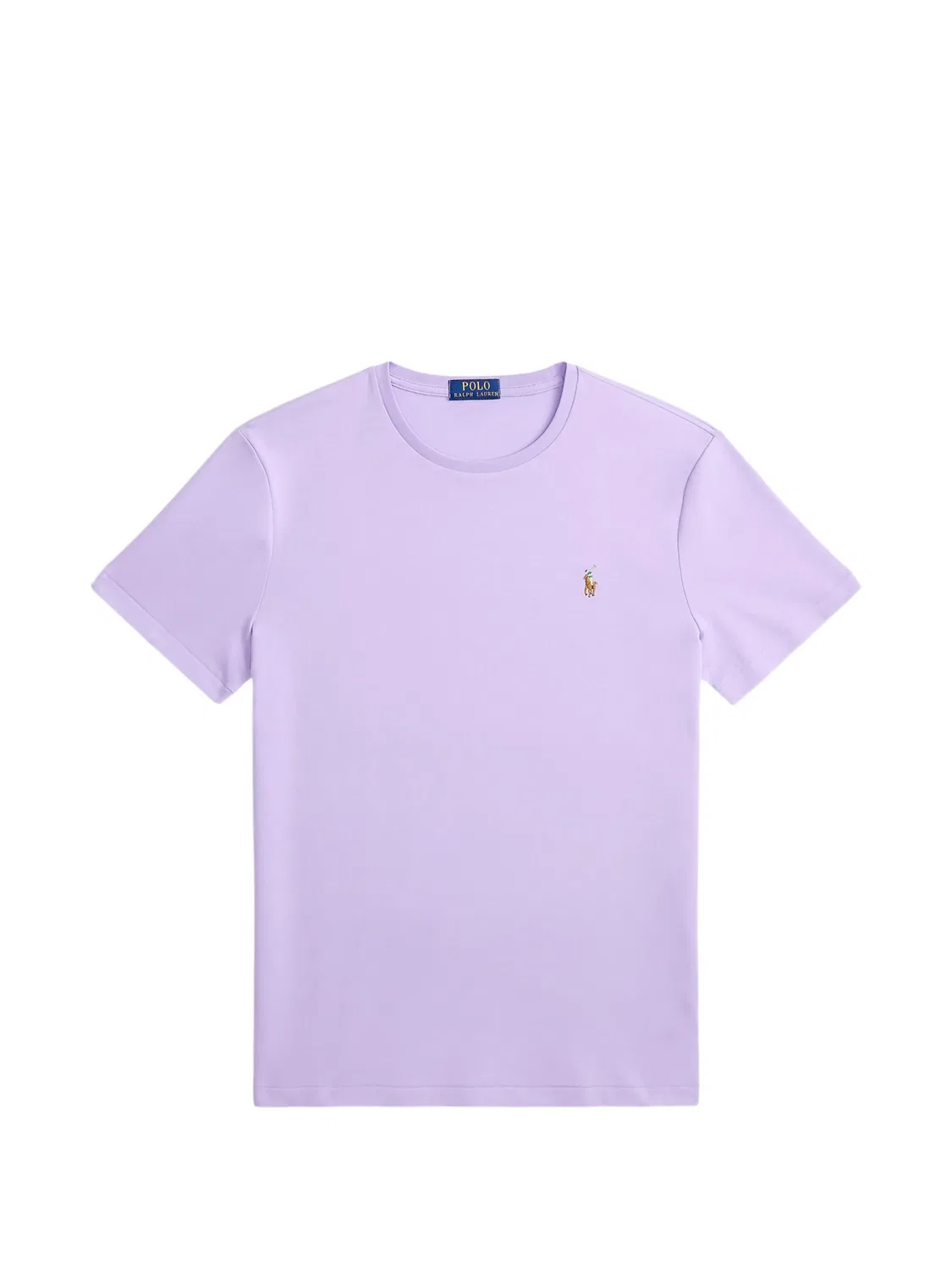 Футболка с вышитым логотипом, фиолетовая Polo Ralph Lauren, фиолетовый