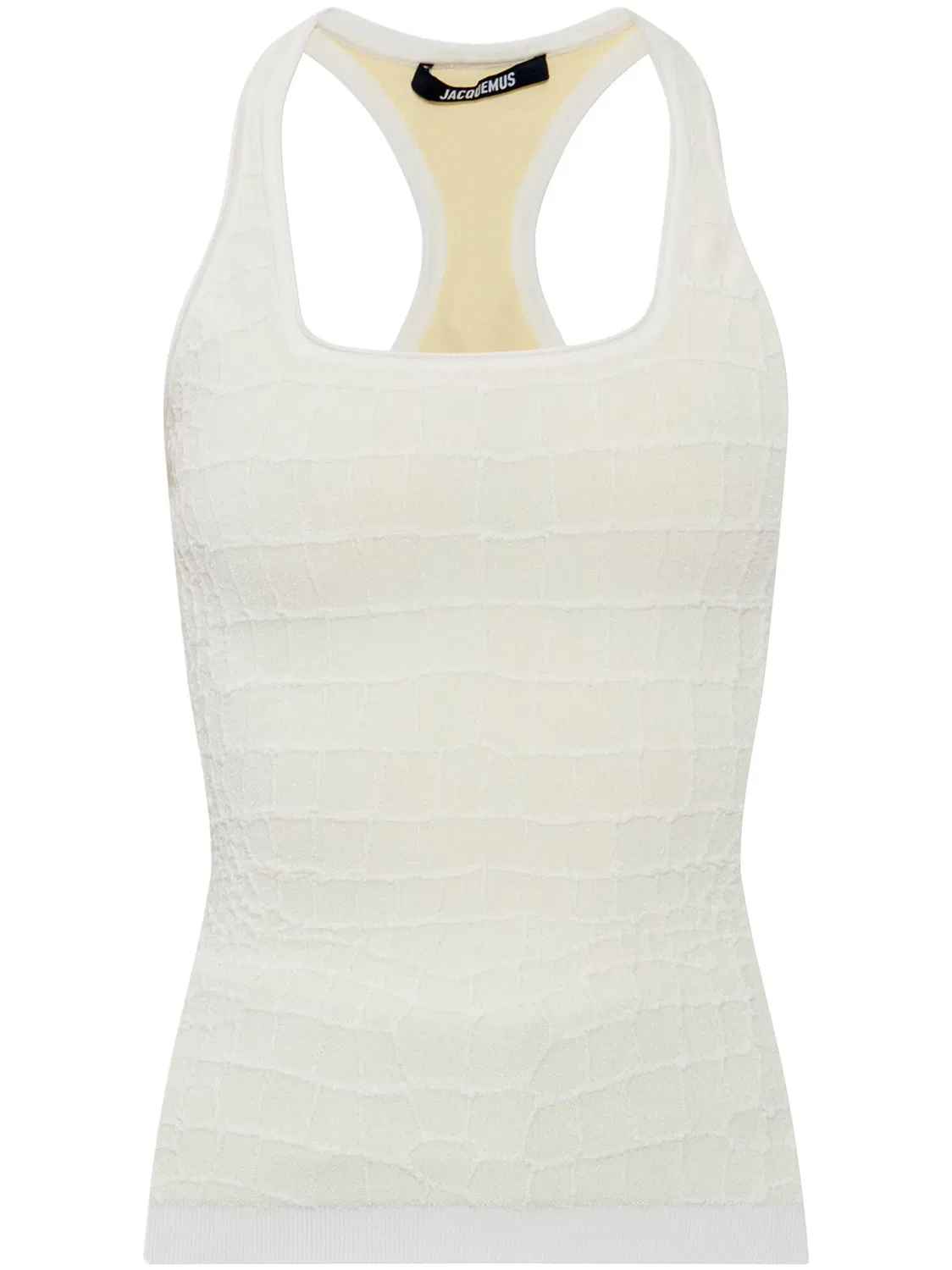Jacquemus Топ Scala белый