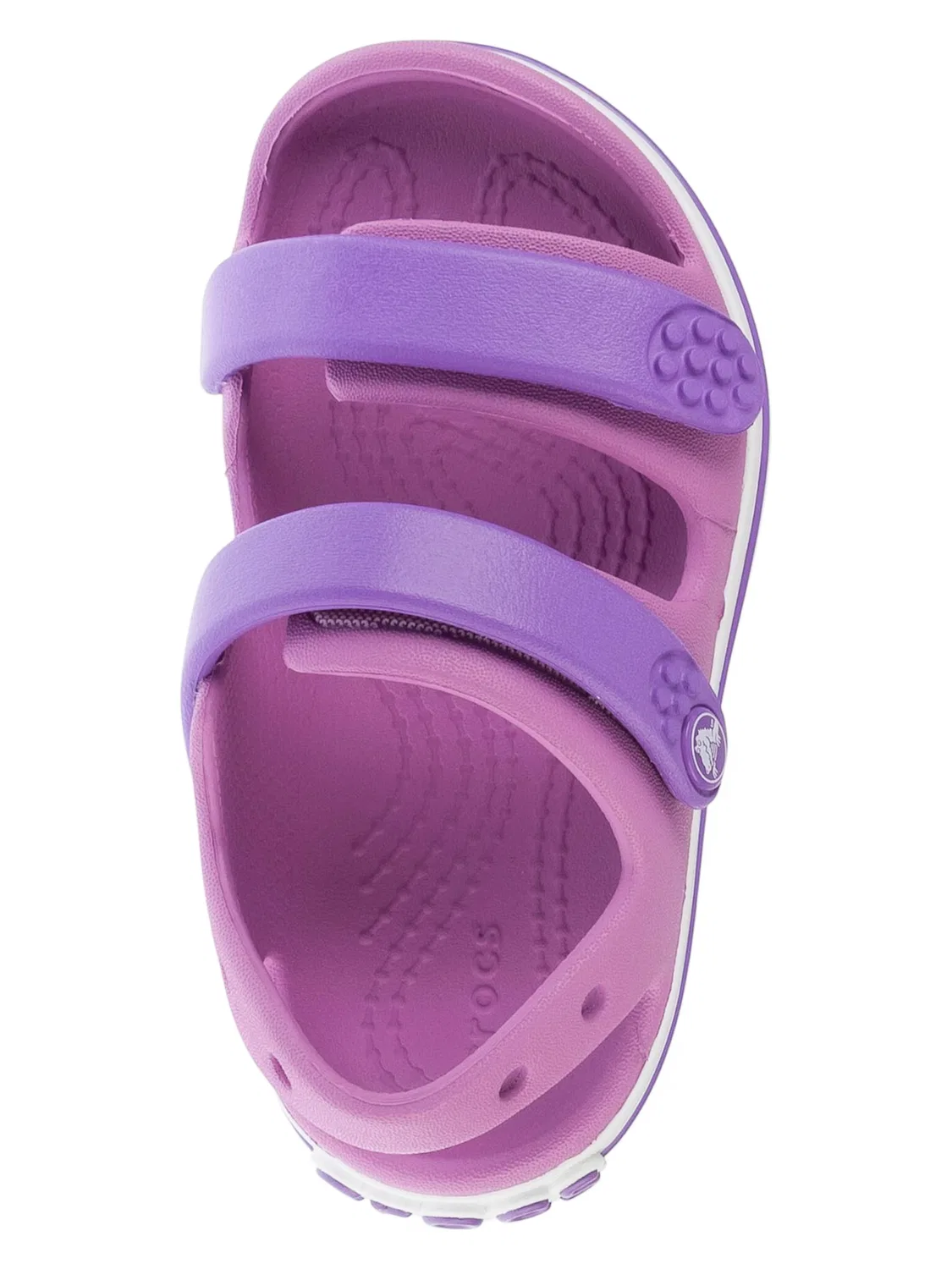 Сандалии Crocs Crocband Cruiser Sandal T розового цвета — фото 4