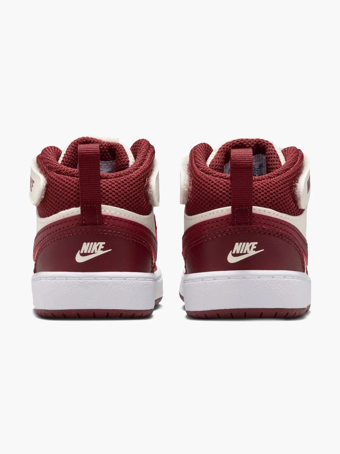 Детские высокие кроссовки Nike, красный — фото 3