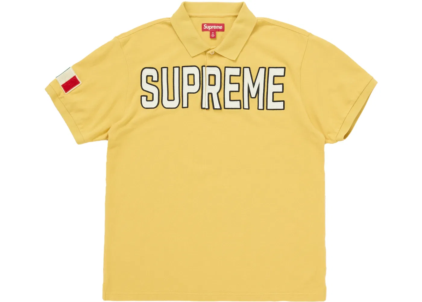Мужское поло с принтом Polo Supreme, Yellow
