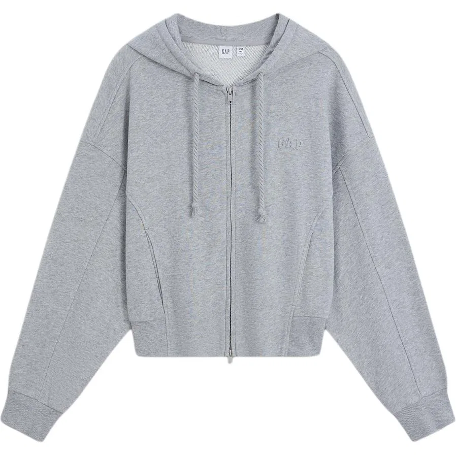 Женский худи-кардиган с капюшоном GAP, Gray