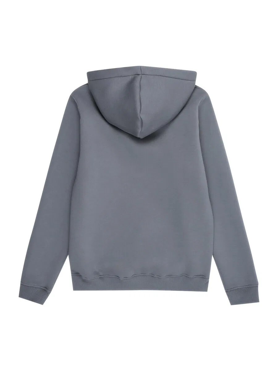 Толстовка ALPHA INDUSTRIES серого цвета — фото 2