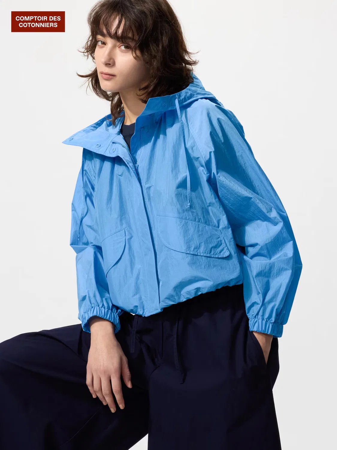 Парка Uniqlo Универсал-Парка, универсальная верхняя одежда, синий