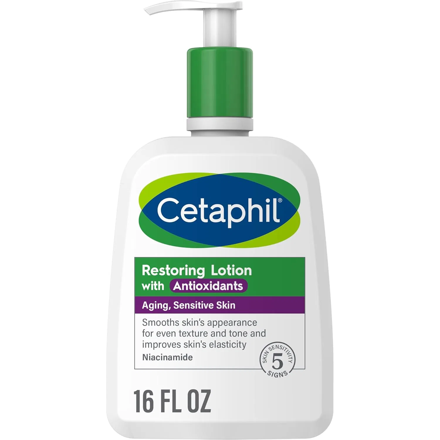 Лосьон для тела восстанавливающий антиоксидантный Cetaphil, 473 мл, для сухой кожи