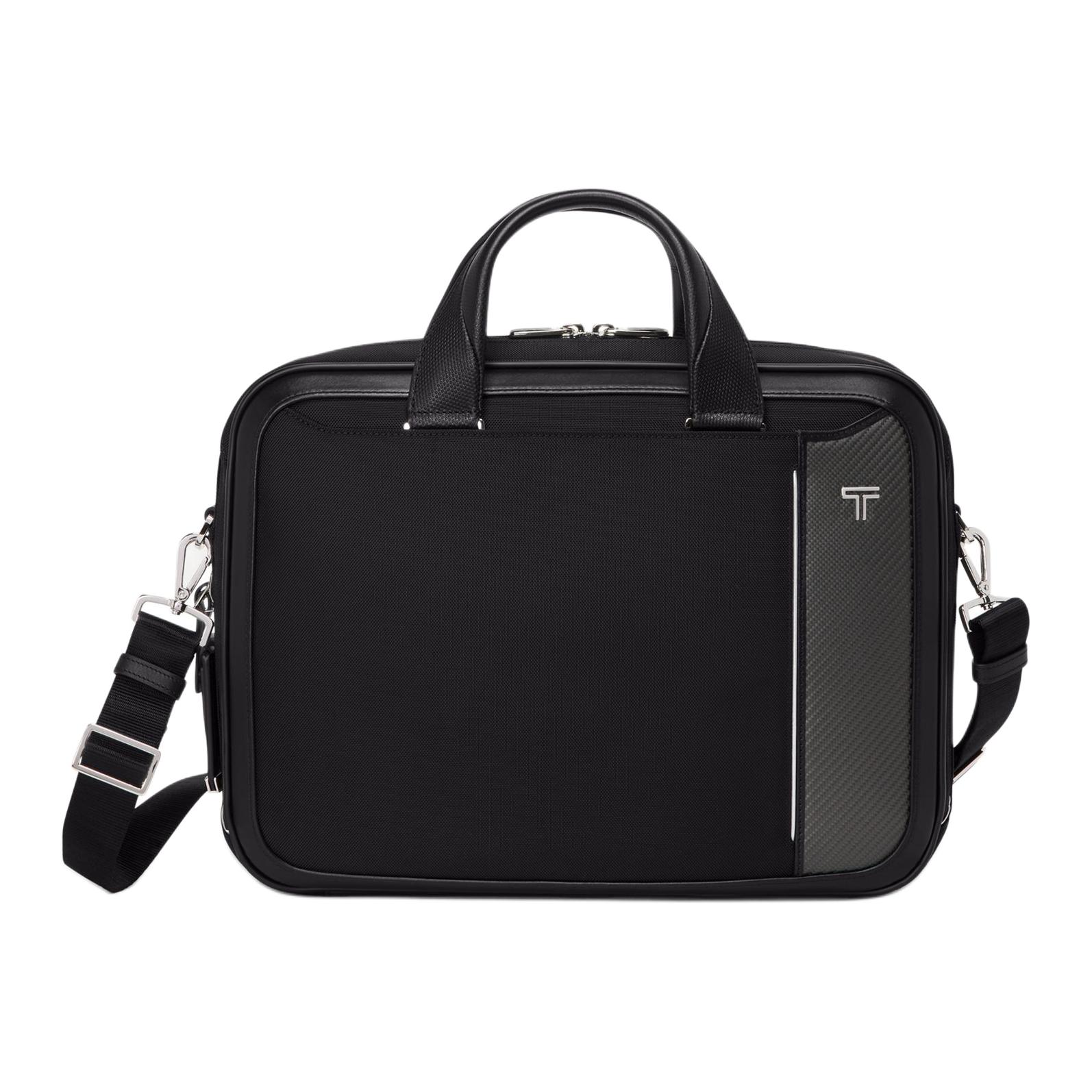 

TUMI Полиэстеровый портативный одноплечевой портфель мужской черный