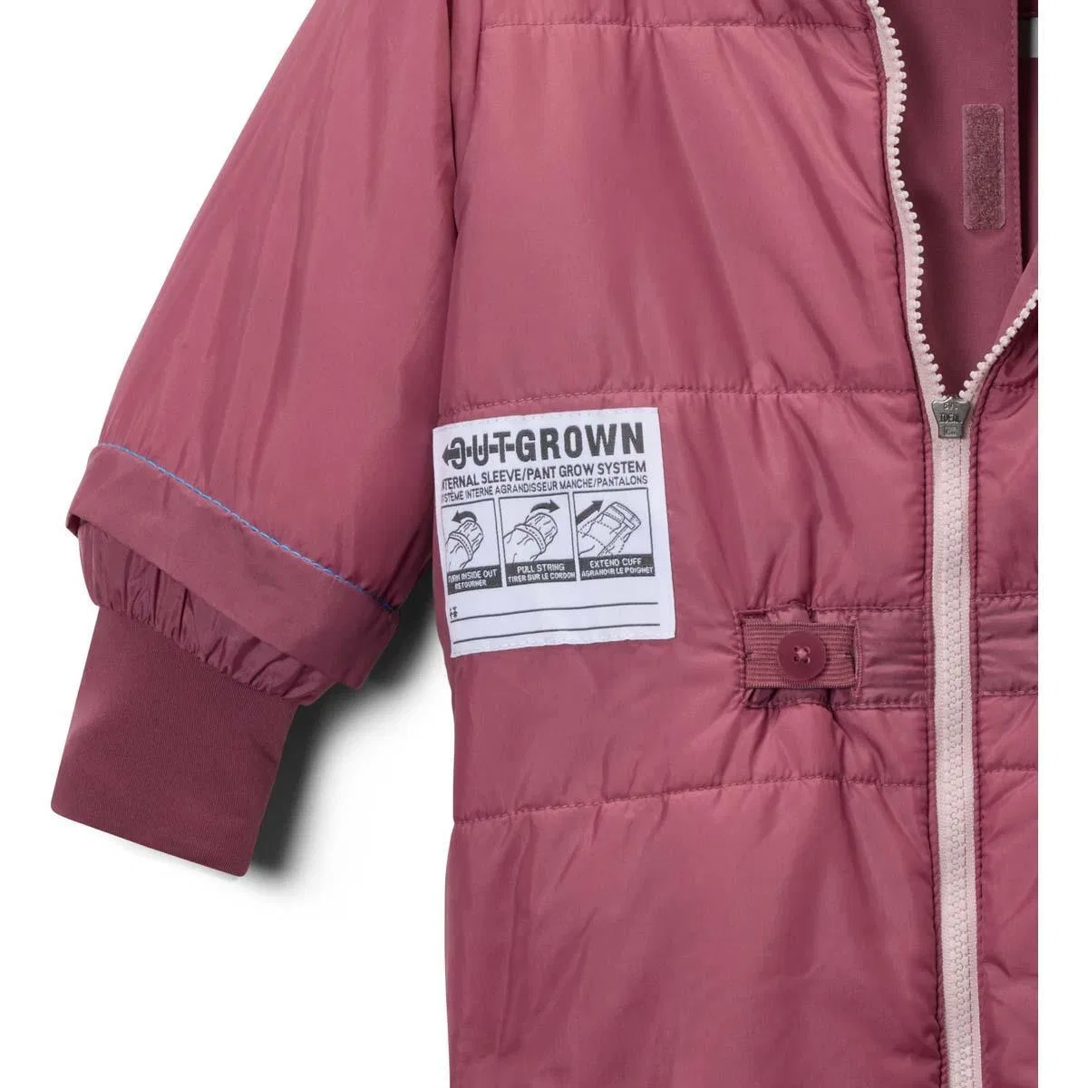 Детский зимний комбинезон с капюшоном Buga IV Columbia, Antique Mauve/Mineral Pink — фото 3