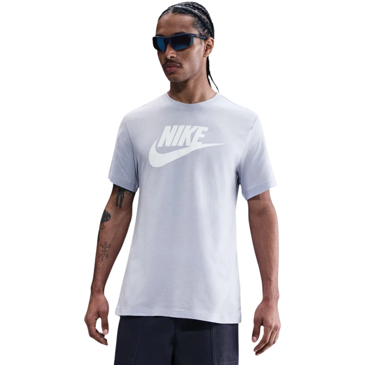 Мужская футболка с коротким рукавом Nike, Цвет Grau