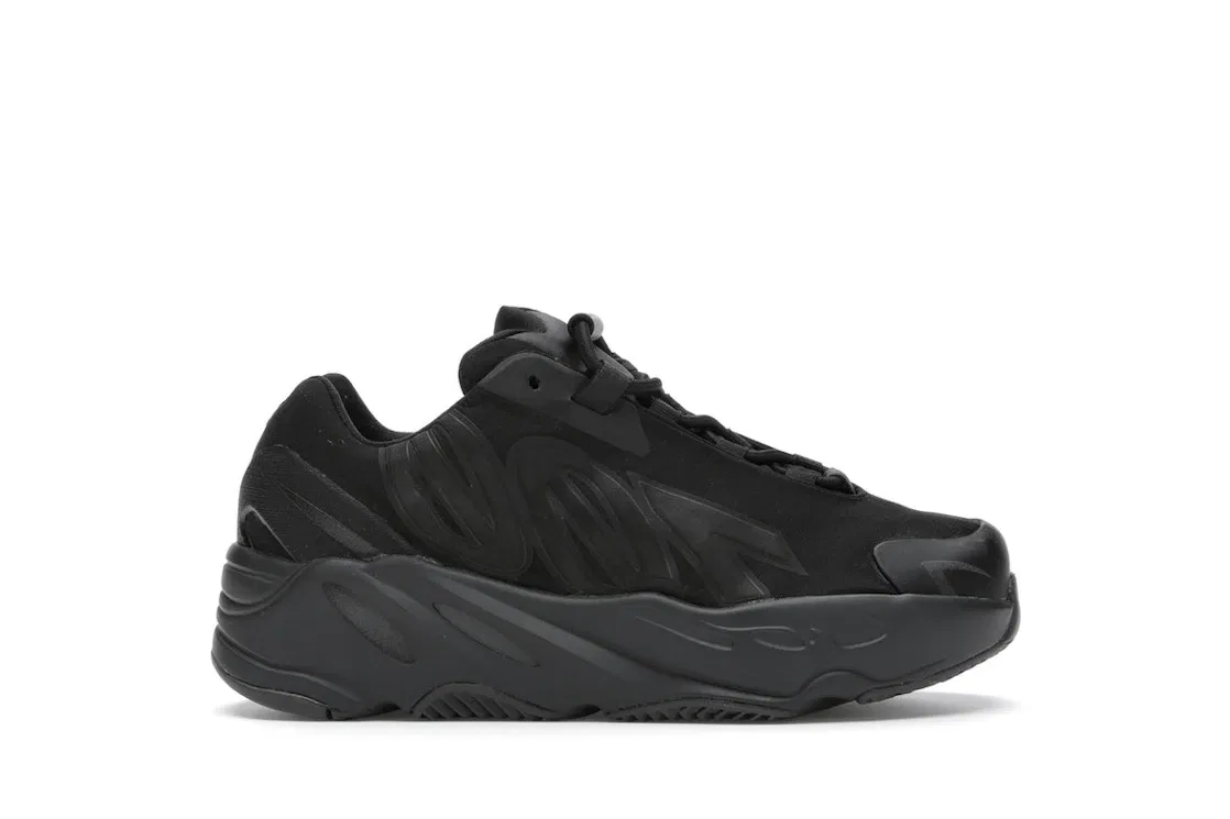 Детские кроссовки Lifestyle с принтом Adidas Yeezy Boost 700 MNVN, Black/Black/Black
