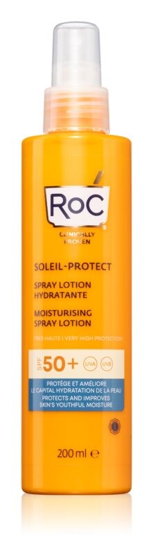 

Увлажняющий солнцезащитный спрей SPF 50+ RoC Soleil Protect Moisturising Spray Lotion