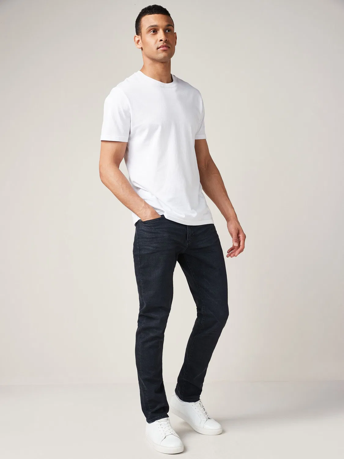 Джинсы Slim Fit Comfort Stretch Gap, черные — фото 3