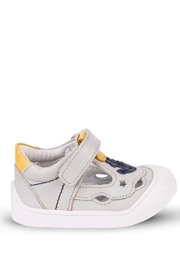 Детские туфли для мальчиков с ортопедической подошвой Kaptan Junior, Gray — фото 4