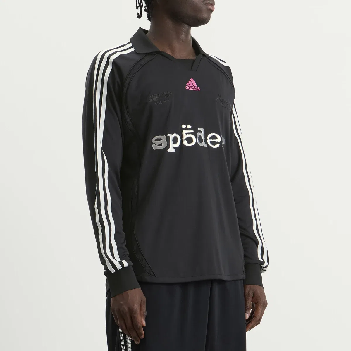 Футболка с длинным рукавом Sp5Der jersey Adidas, Black — фото 2