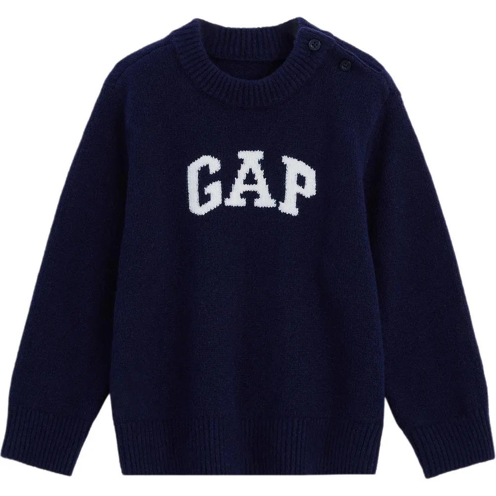 Детский свитер с круглым вырезом Preschool Sweaters Moderate GAP — фото 3