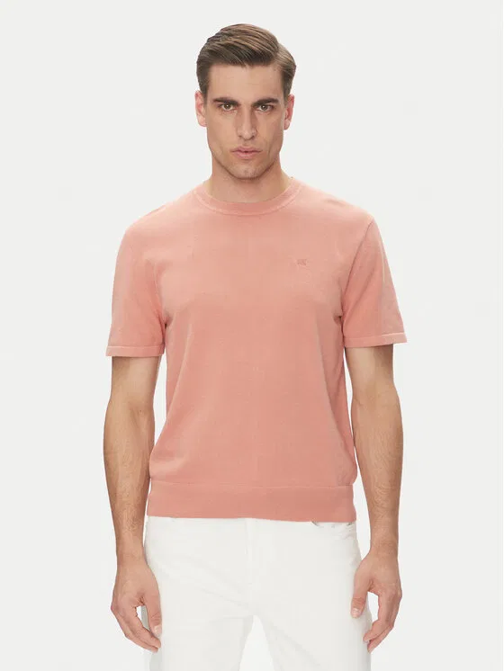 Футболка regular fit Supima Calvin Klein, коралловый