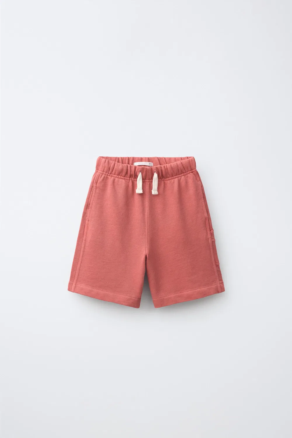 Плюшевые бермудские шорты ZARA, Russet