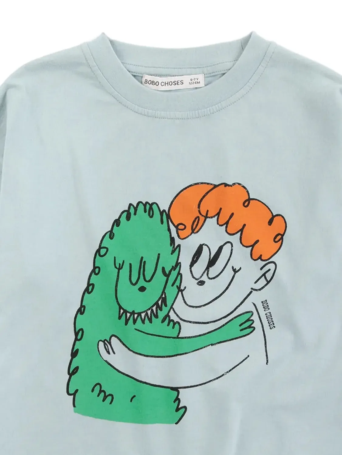 Лонгслив Hug Hairy Monster Bobo Choses, синий — фото 2
