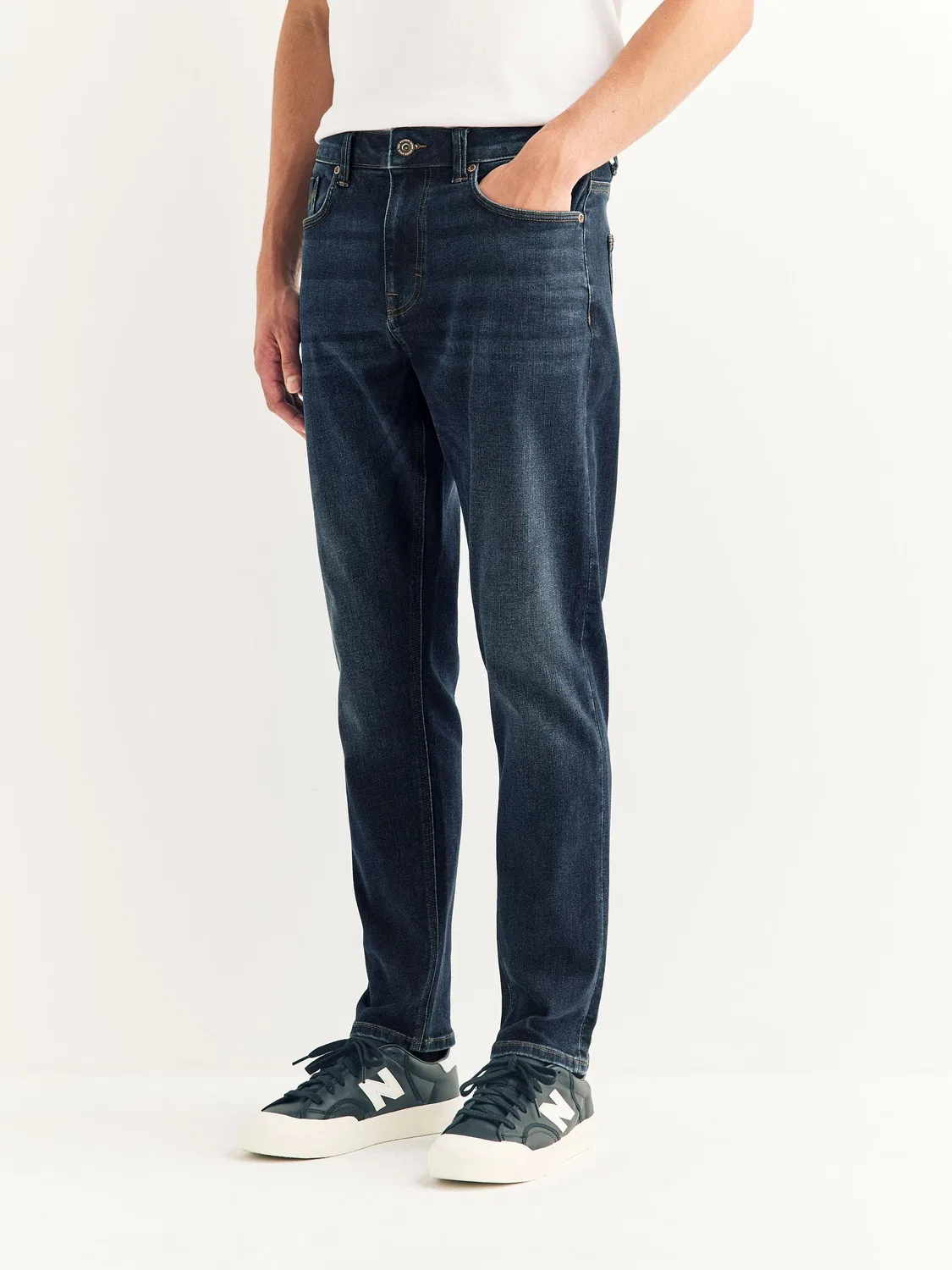 Джинсы slim fit Motionflex Next, Blue Mid Indigo — фото 2