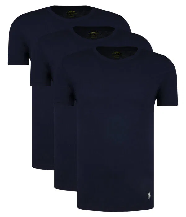 Мужской комплект футболок с круглым вырезом Polo Ralph Lauren, Blu Marino