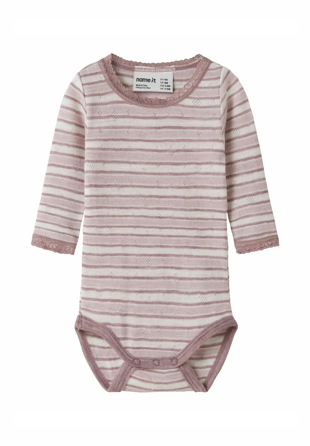 Nbfwang needle ls noos - body Name It, Snow White