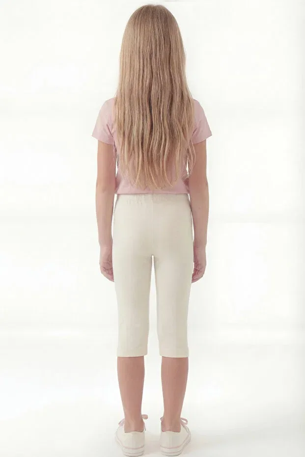 Детские леггинсы для девочек хлопковые Par Lingerie Pl, Ecru — фото 4