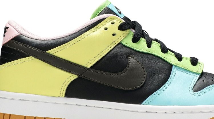 Кроссовки Nike Dunk Low SE GS 'Free.99 - Black', многоцветный — фото 3