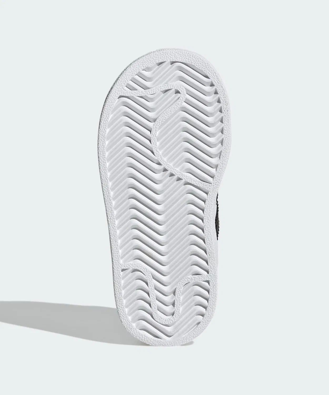 Детские кроссовки с липучкой Superstar II Comfort Closure Elastic Lace Adidas, Белый — фото 3