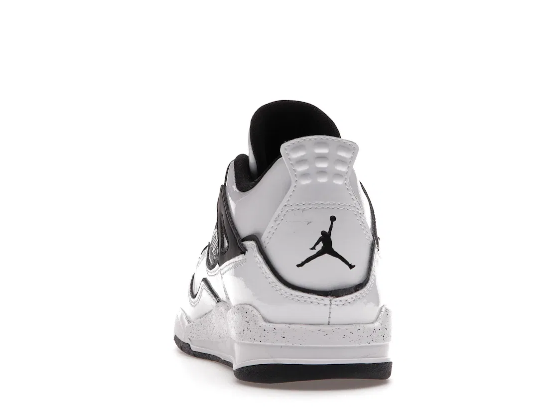 Детские кроссовки Lifestyle Jordan 4 Retro Jordan, White/Black-Volt — фото 4