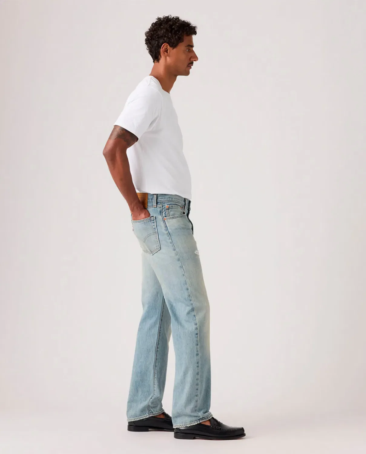 Мужские джинсы Relaxed Straight Azul claro Levi's, Azul Claro — фото 4