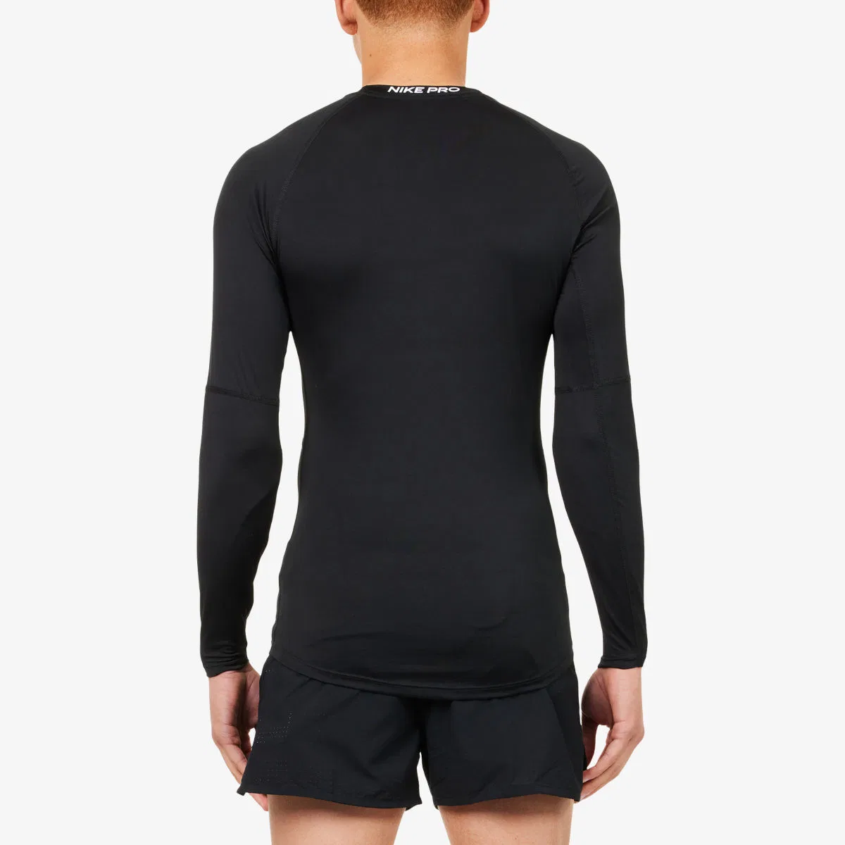 Облегающая спортивная футболка с длинными рукавами Pro Dri-fit Nike, белый — фото 4