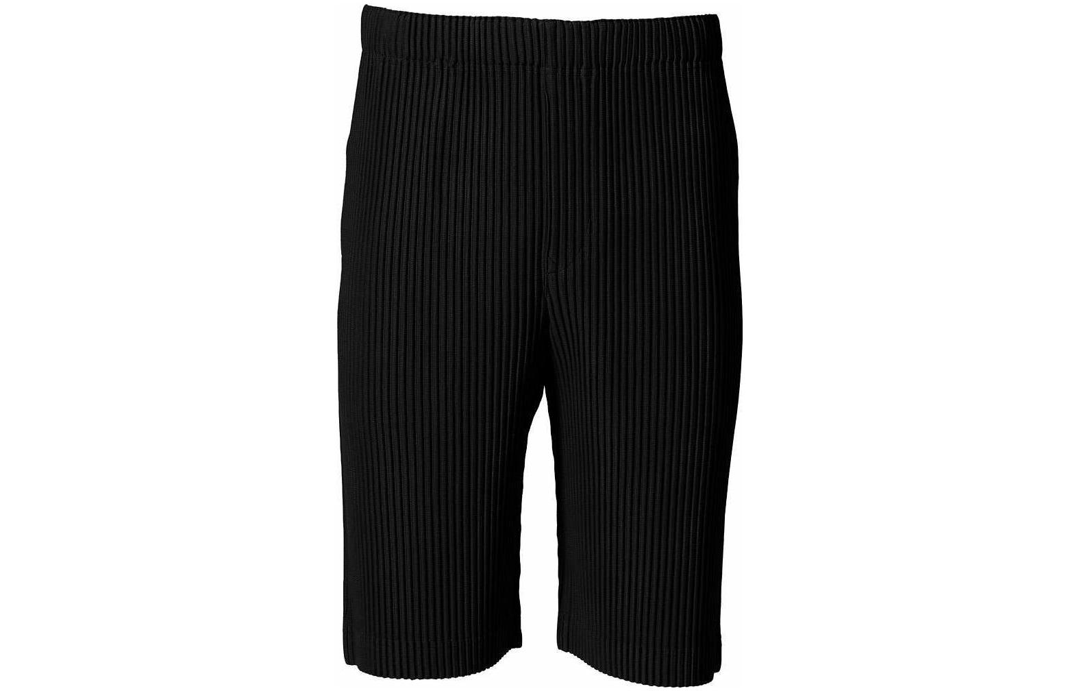 

Homme Plissé Issey Miyake Летние шорты мужские черные SS22