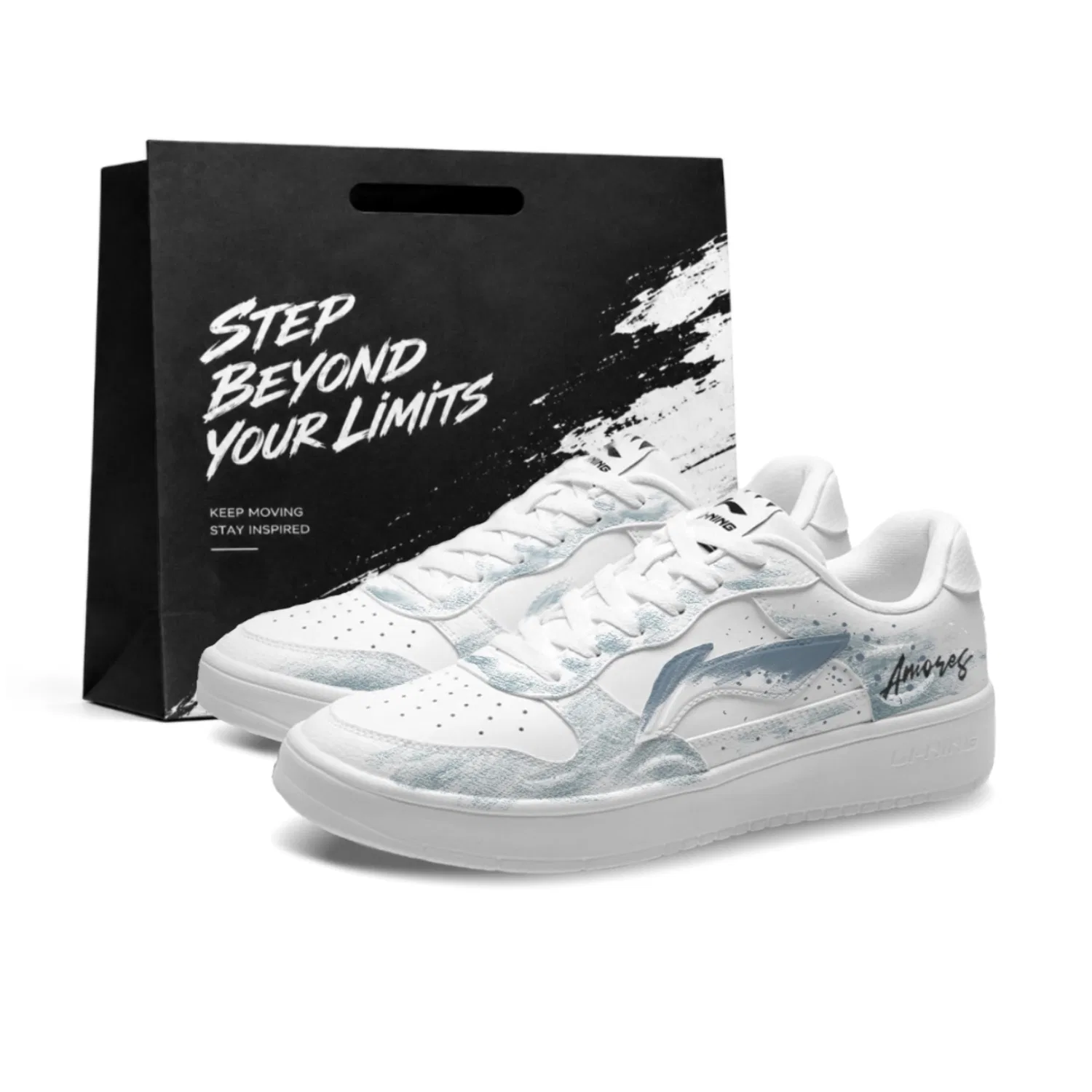 Детские кроссовки с принтом Li-Ning, Limited Edition-Youth Indigo