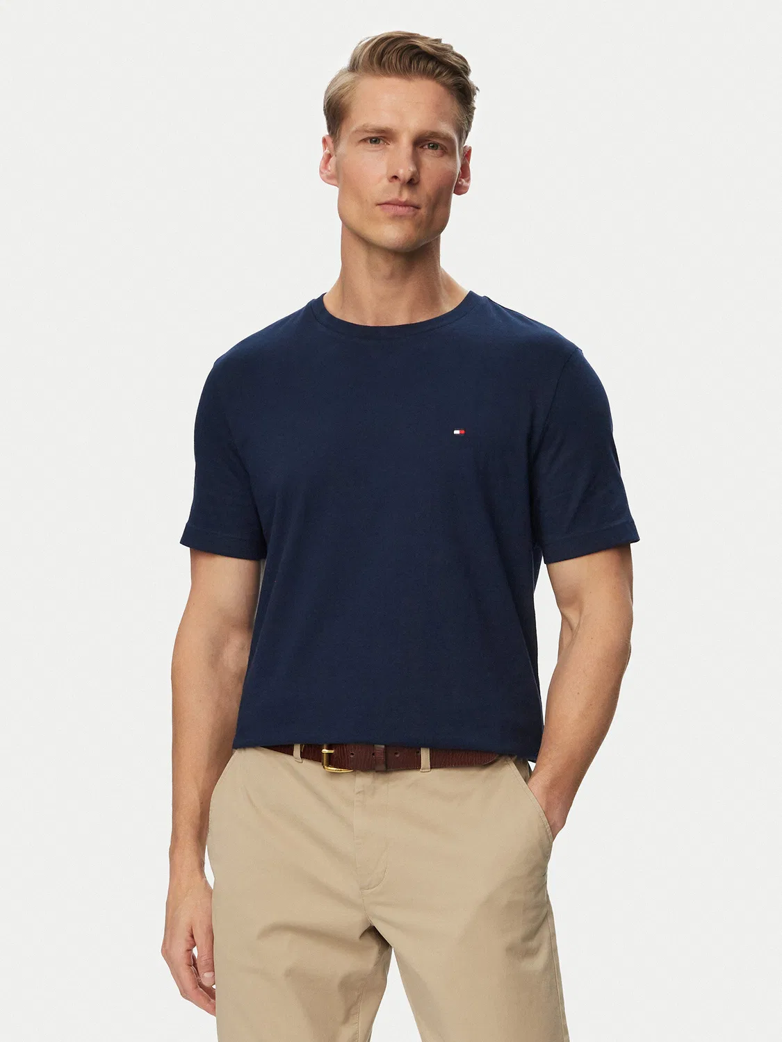 Мужская футболка стандартного кроя Ess Seasonal Tommy Hilfiger, темно-синий