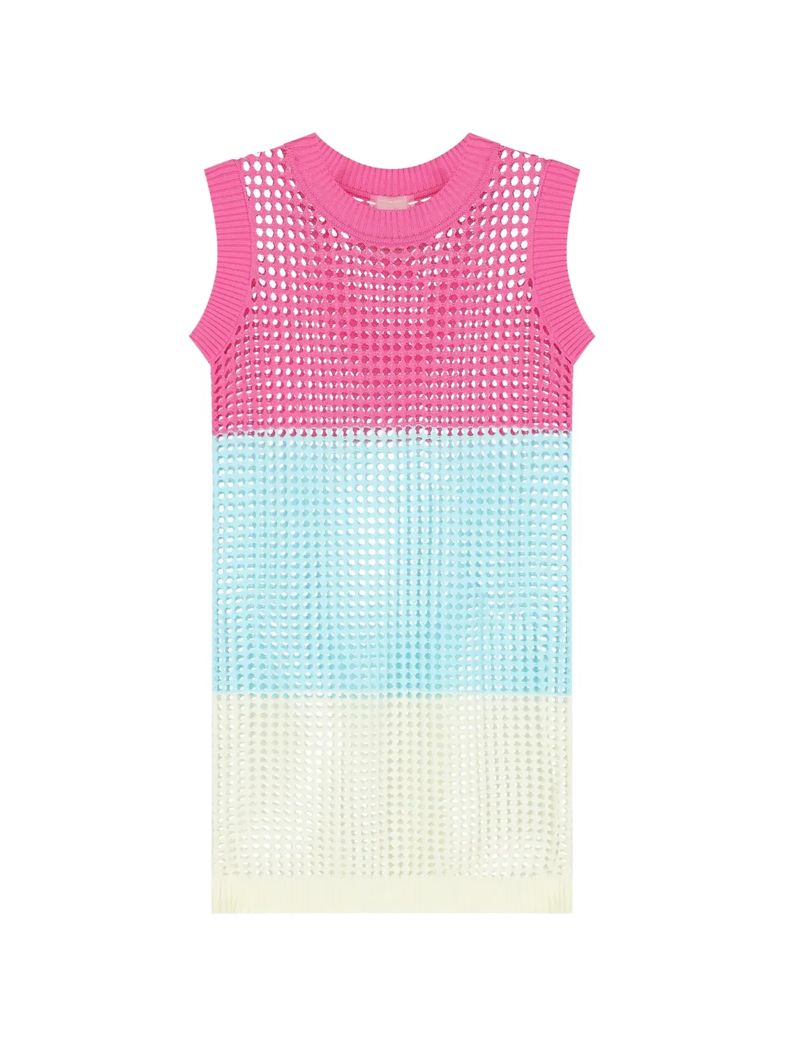 Сетчатое платье PQ Swim, розовый