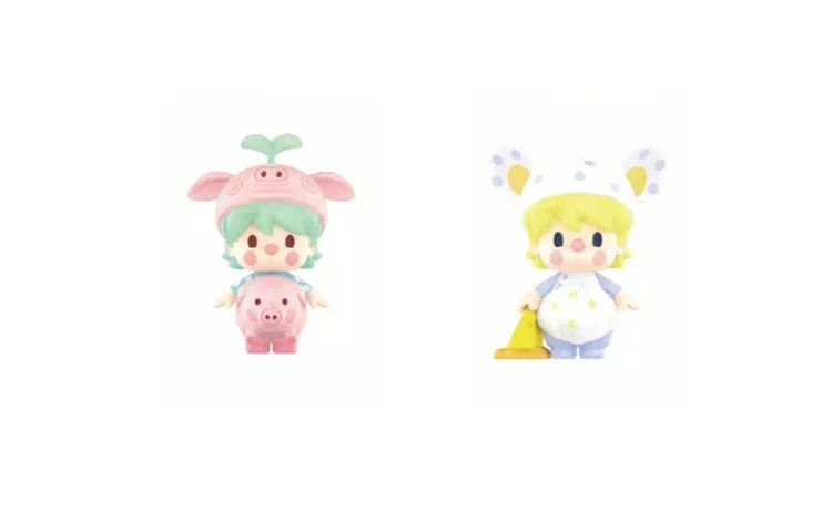 

Фигурка Pop Mart Sweet Beans Animal Baby Collection, Baby Mouse + Piglet