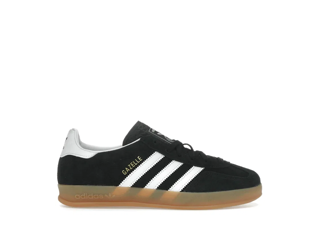 Детские кроссовки Lifestyle Adidas Gazelle Indoor, Core Black/Cloud White/Gum