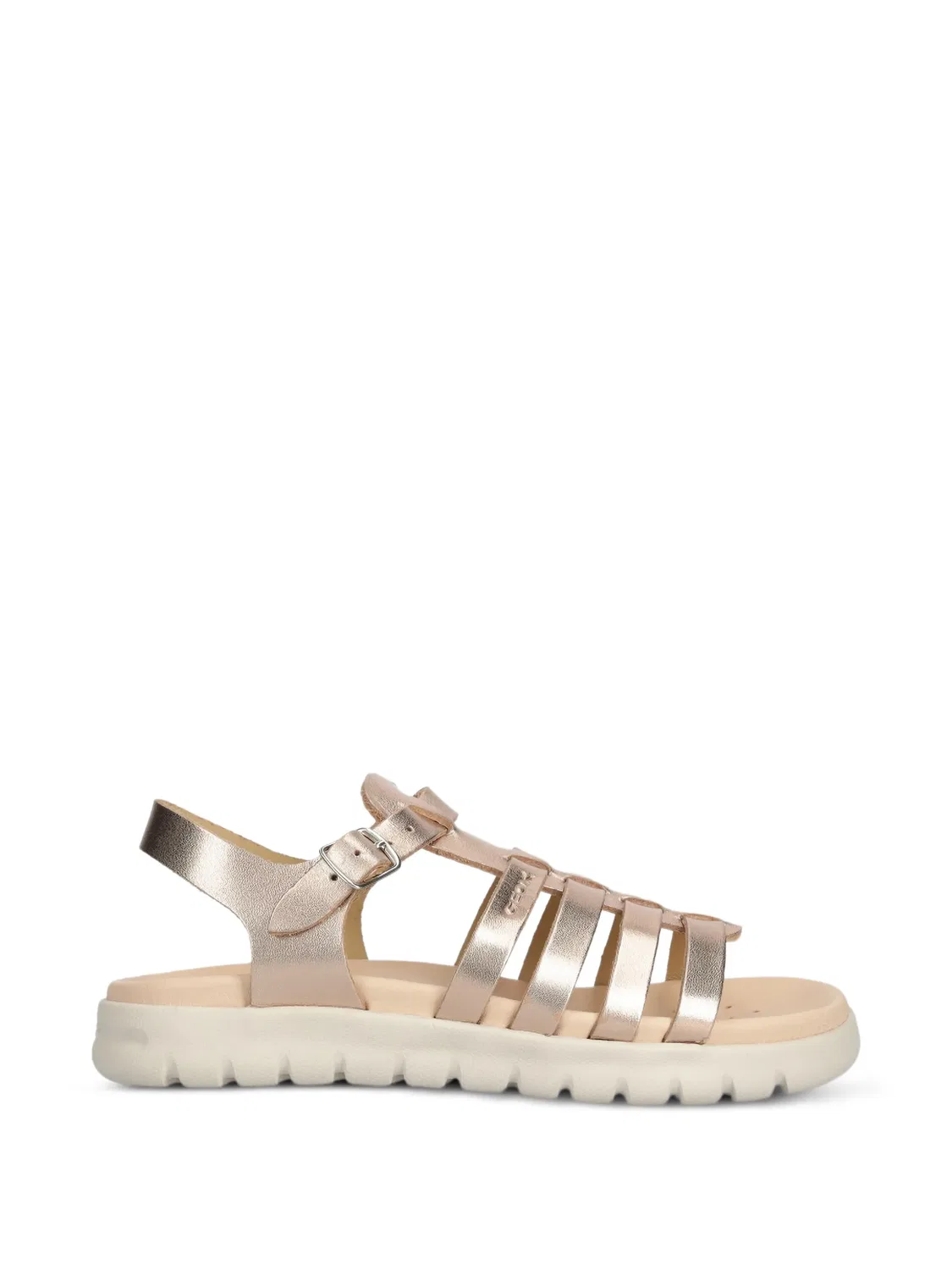 Сандалии Soleima с эффектом металлик Geox Kids, золотистый — фото 2