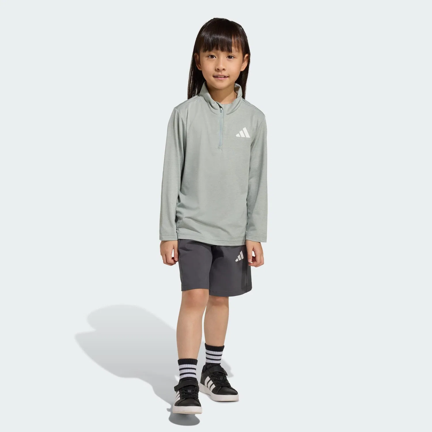 Детский спортивный костюм GOTO PZ Adidas, Weiss Hellgrun