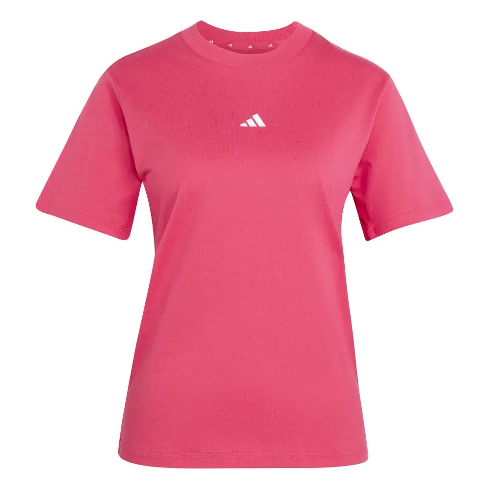 Футболка с коротким рукавом и логотипом Adidas Essentials, розовый — фото 3