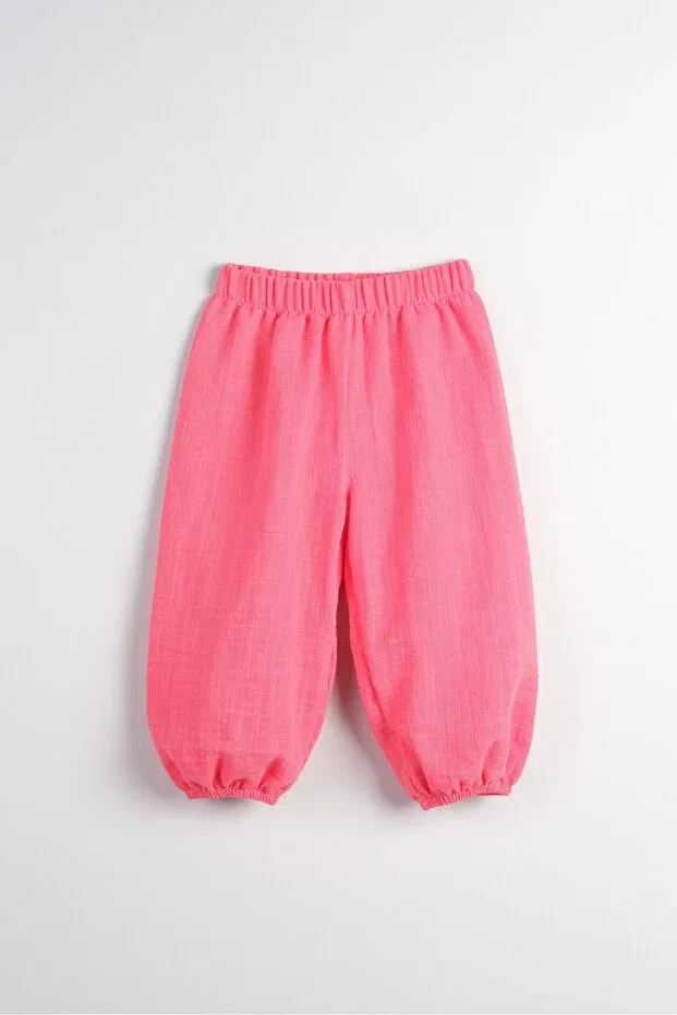 Детские брюки для девочек хлопковые Bondberro, Fuchsia